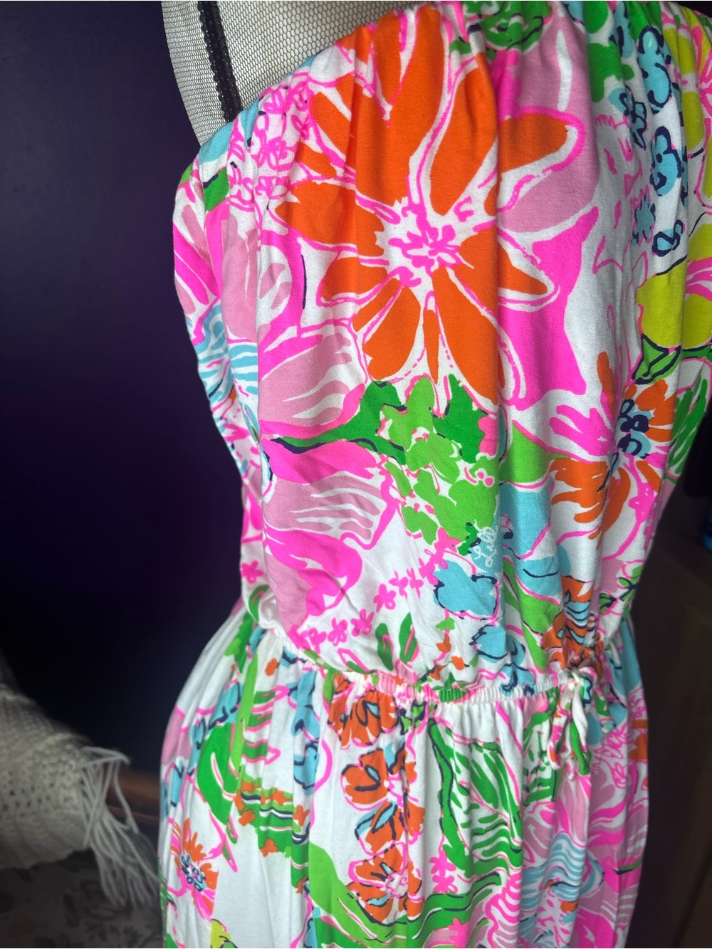 Lilly Pulitzer for Target "Nosey Posey" Strapless Maxi Dress - Picture 4 of 8